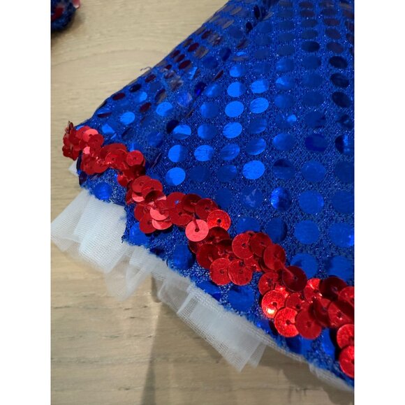 Toddler Girl Dansco U.S.A. Sequin Baseball Dance Outfit, size 3T - Picture 8 of 16